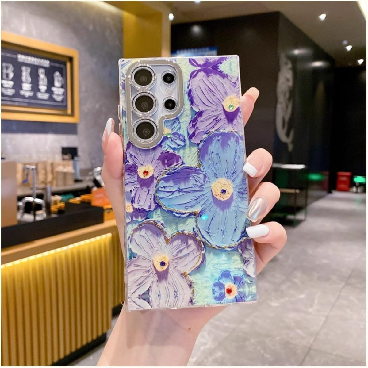 Funda Samsung Floral Retro Pintura al Óleo
