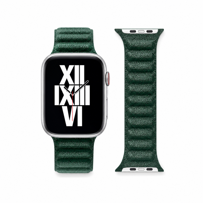 Correa Deportiva Alcantara para Apple Watch - Verde Medianoche