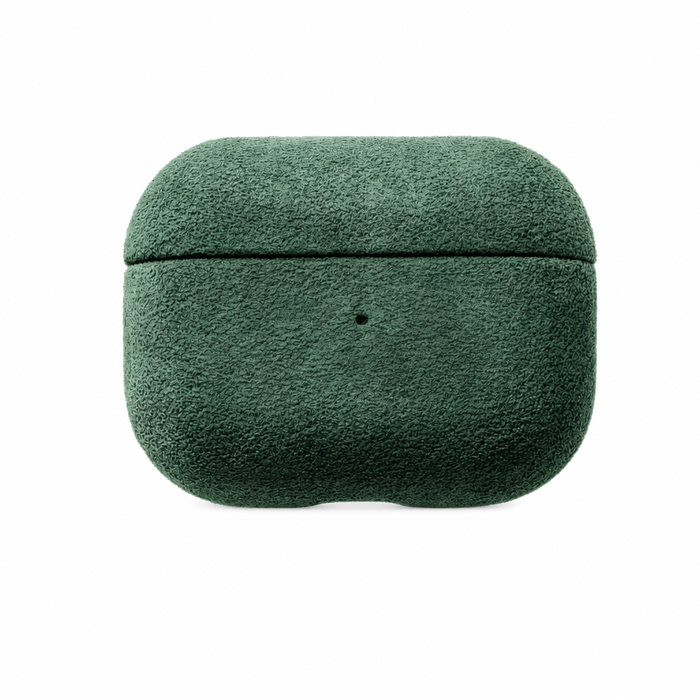 Funda AirPods Alcantara - Verde Medianoche