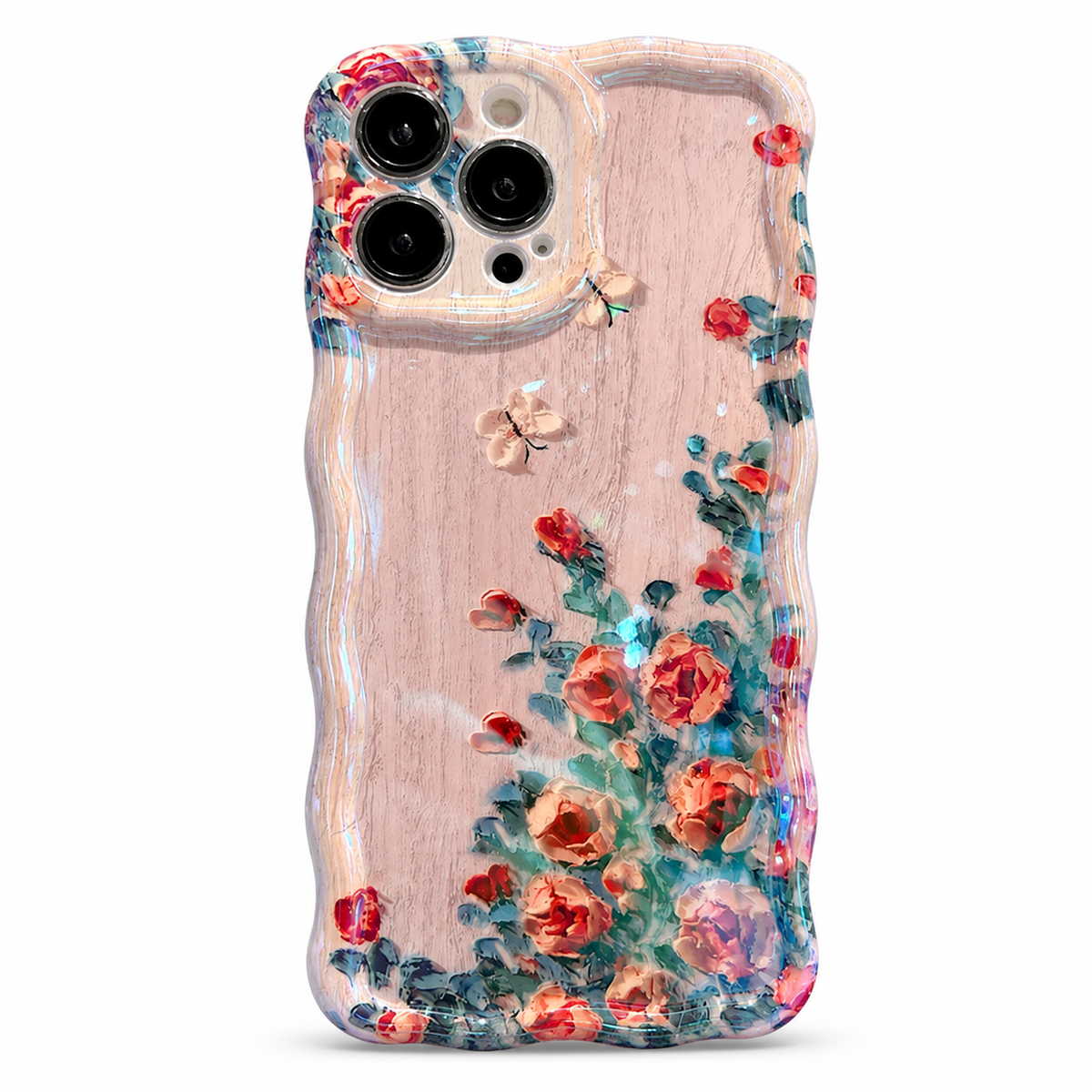 Funda iPhone Floral Retro Pintura al Óleo