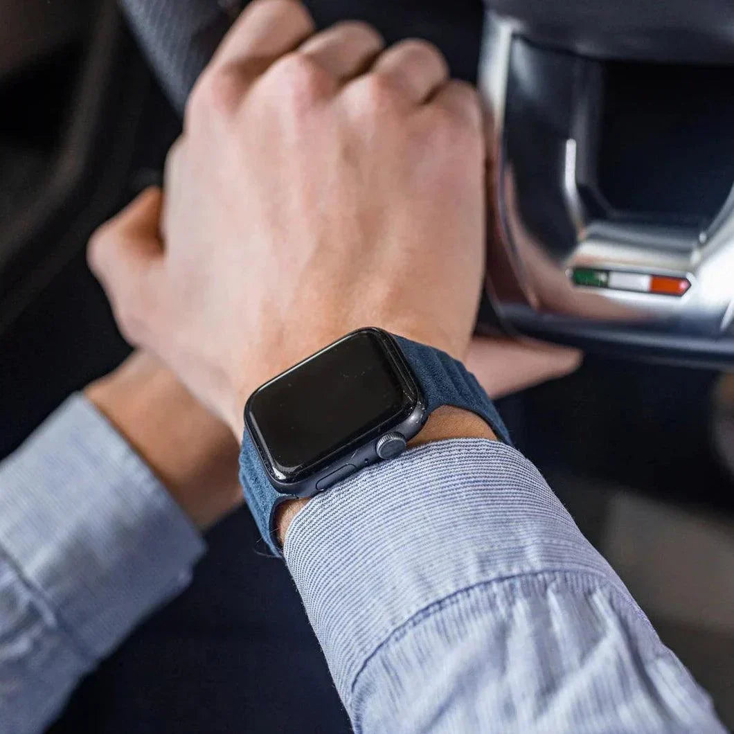 Correa Deportiva Alcantara para Apple Watch - Azul Océano