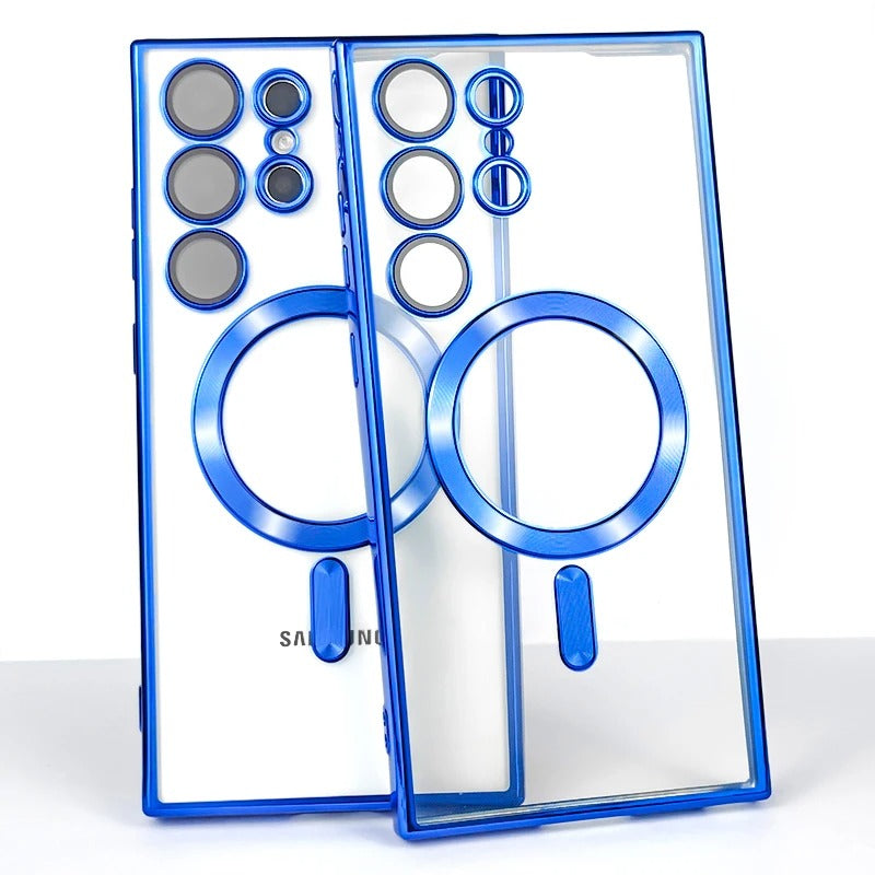 Funda Samsung de Silicón Transparente MagSafe