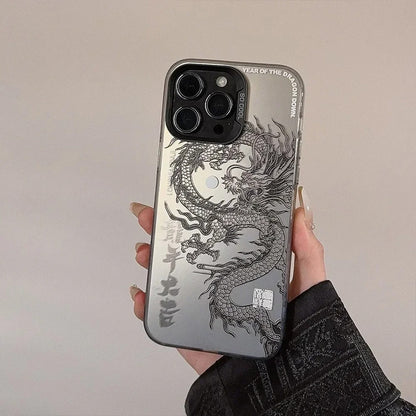 Funda iPhone de Silicón Dragón Chino