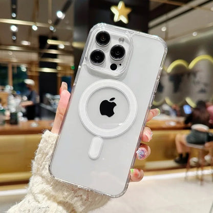 Funda iPhone de Silicón Anti-amarillamiento MagSafe