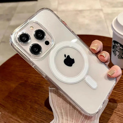 Funda iPhone de Silicón Anti-amarillamiento MagSafe