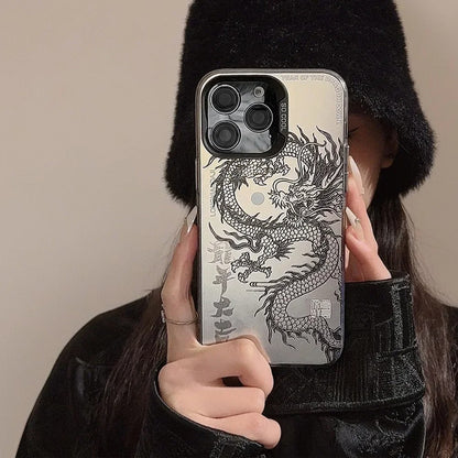 Funda iPhone de Silicón Dragón Chino