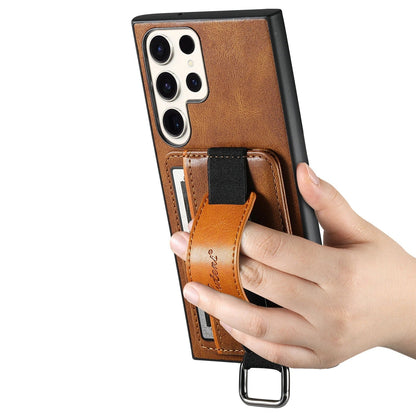Funda Samsung de Piel con Tarjetero y Correa