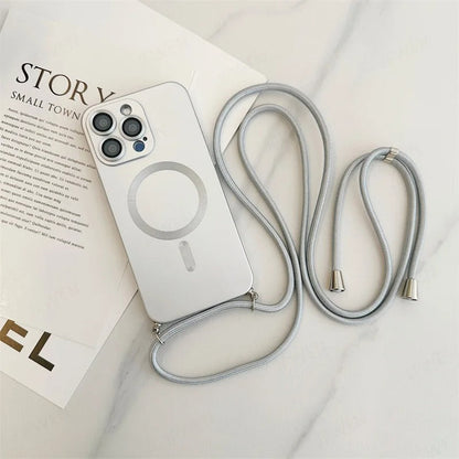 Funda iPhone de Silicón MagSafe con Correa