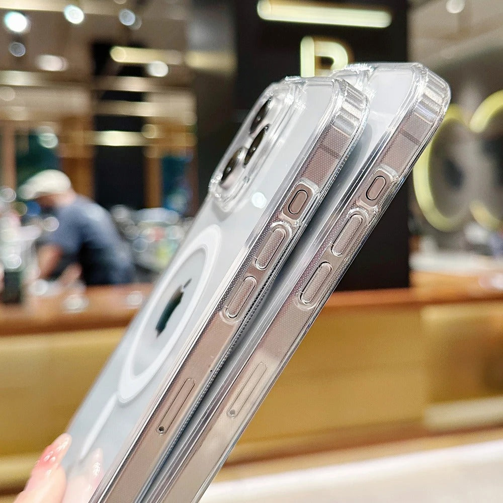 Funda iPhone de Silicón Anti-amarillamiento MagSafe