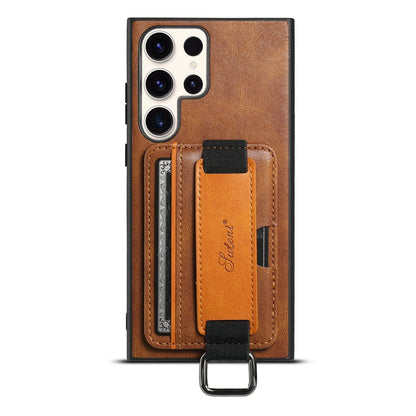 Funda Samsung de Piel con Tarjetero y Correa