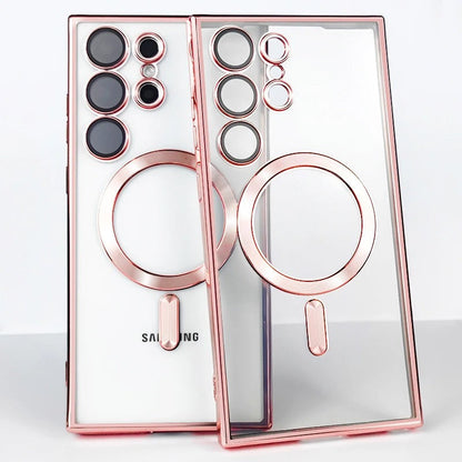 Funda Samsung de Silicón Transparente MagSafe