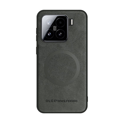 Funda Xiaomi de piel premium MagSafe: protección resistente y diseño magnético delgado