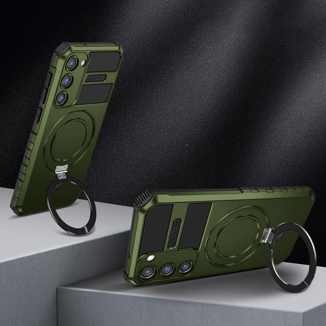 Funda Samsung magnética con soporte plegable y carga inalámbrica