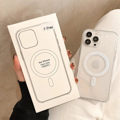 Funda iPhone de Silicón Anti-amarillamiento MagSafe