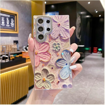 Funda Samsung Floral Retro Pintura al Óleo