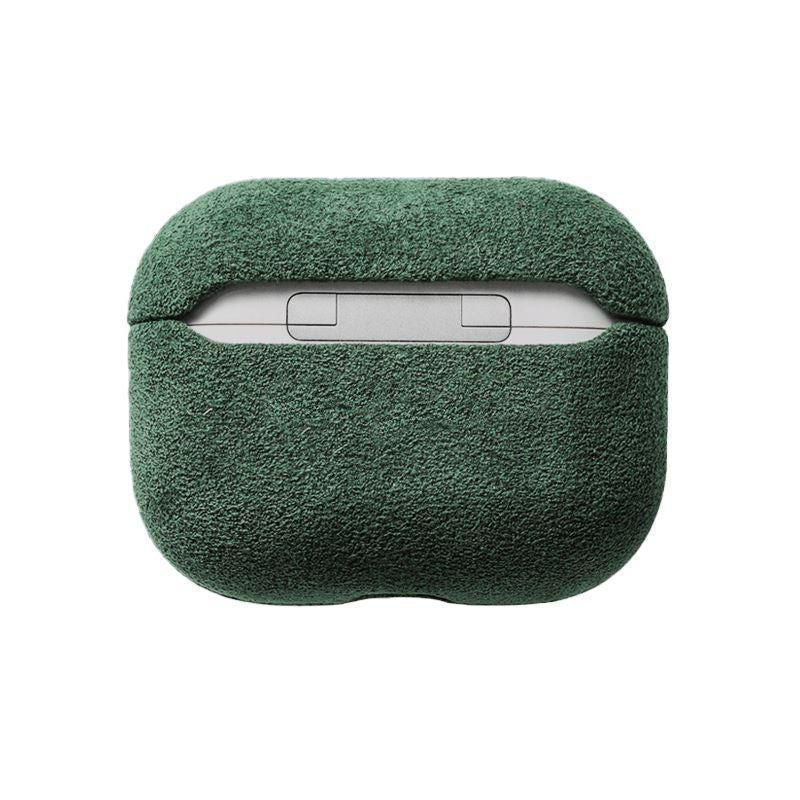 Funda AirPods Alcantara - Verde Medianoche