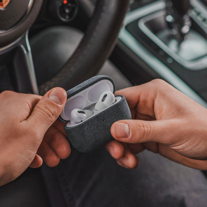 Funda AirPods Alcantara - Gris Espacial