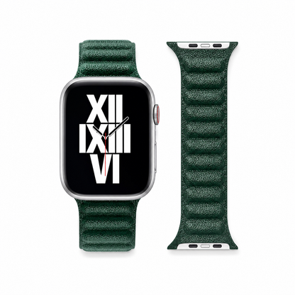 Correa Deportiva Alcantara para Apple Watch - Verde Medianoche