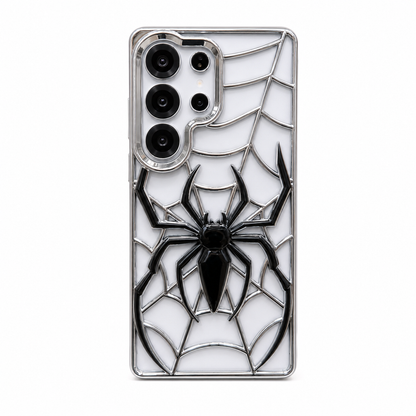 Funda Samsung Araña Cromada 3D