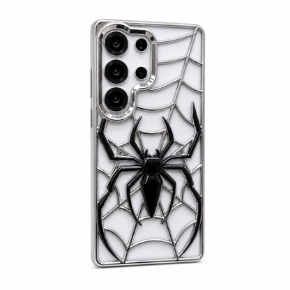 Funda Samsung Araña Cromada 3D