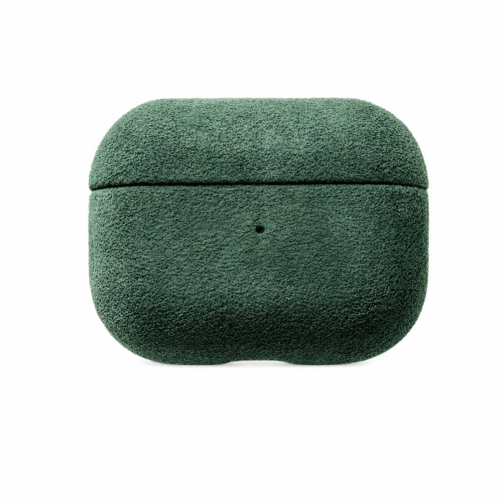 Funda AirPods Alcantara - Verde Medianoche