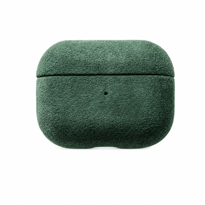 Funda AirPods Alcantara - Verde Medianoche