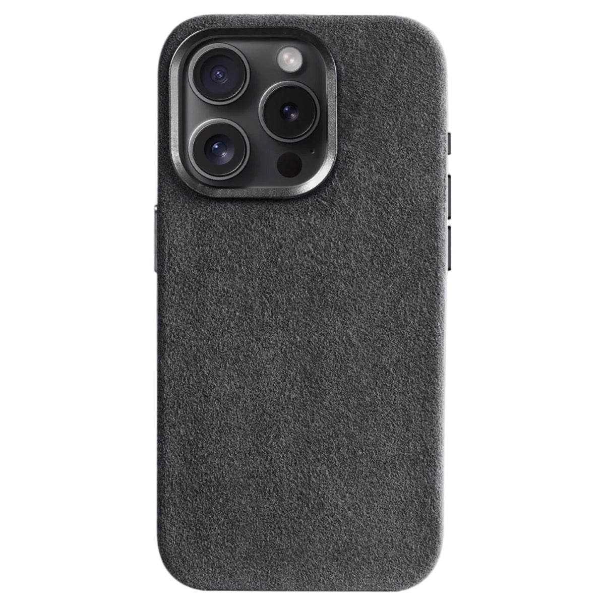 Funda iPhone Alcantara - Gris Espacial