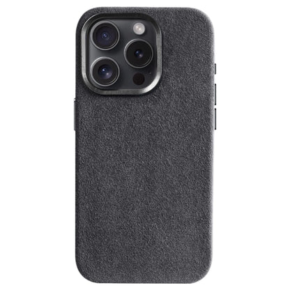 Funda iPhone Alcantara - Gris Espacial