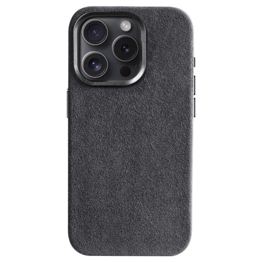 Funda iPhone Alcantara - Gris Espacial