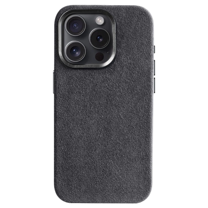 Funda iPhone Alcantara - Gris Espacial