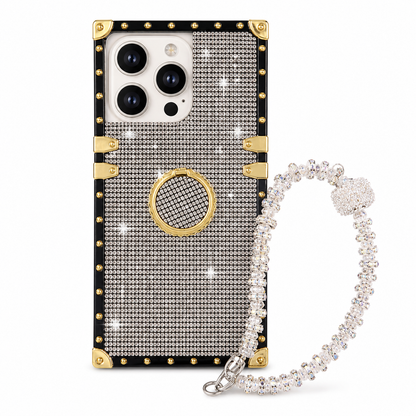 Funda iPhone Cristal con Correa de Mano