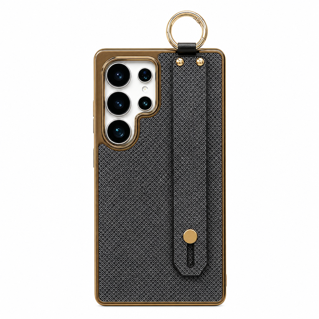 Funda Samsung con Brillos y Correa de Mano