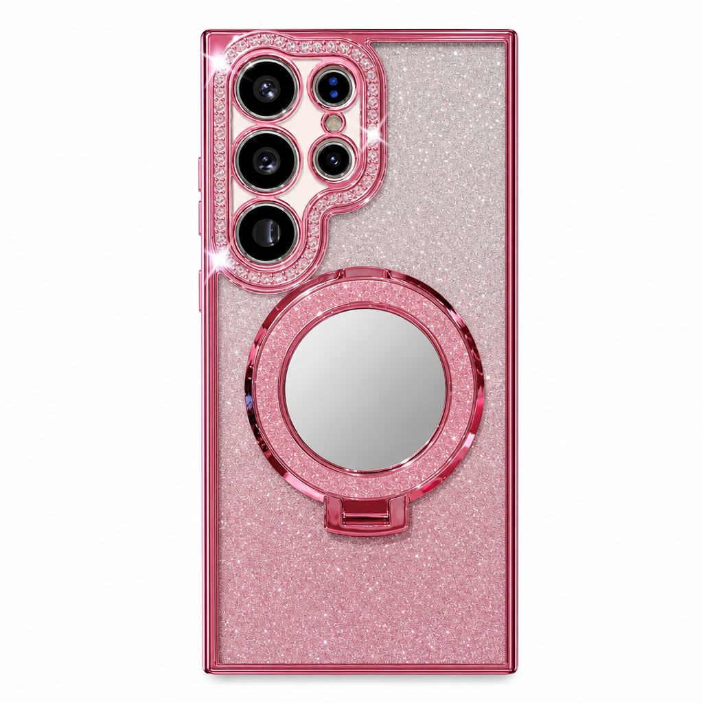 Funda Samsung Diamante con Brillos y Espejo