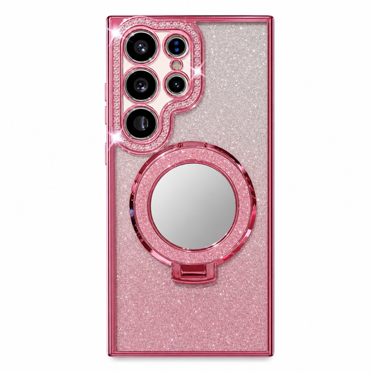 Funda Samsung Diamante con Brillos y Espejo