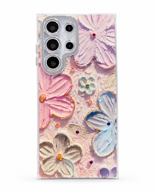Funda Samsung Floral Retro Pintura al Óleo