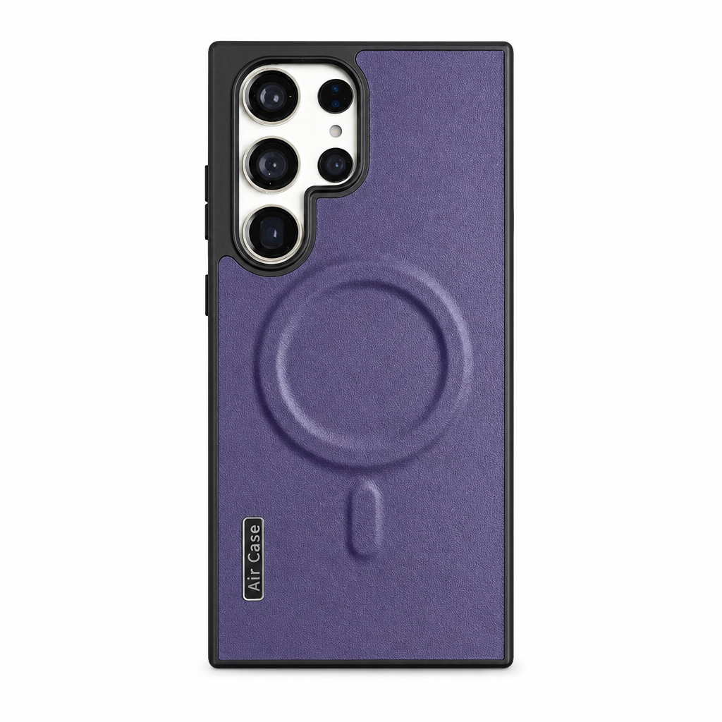 Funda Samsung de Piel Lisa MagSafe