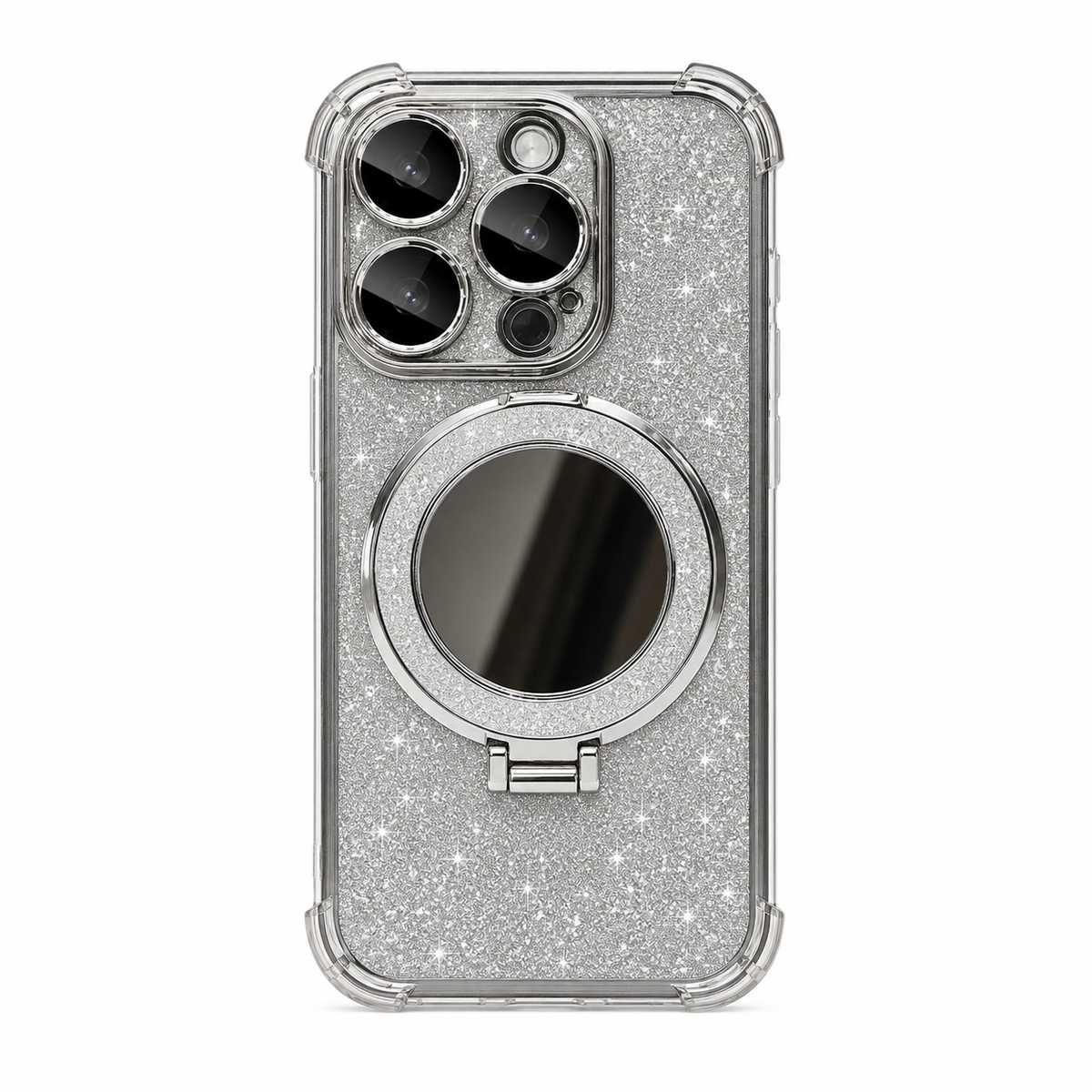 Funda iPhone Brillos Diamante con Espejo