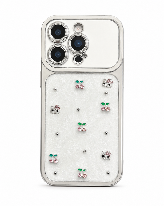 Funda iPhone Kitty Cerezas