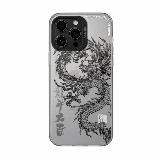 Funda iPhone de Silicón Dragón Chino