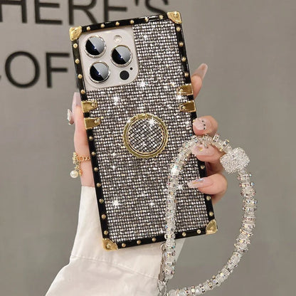 Funda iPhone Cristal con Correa de Mano