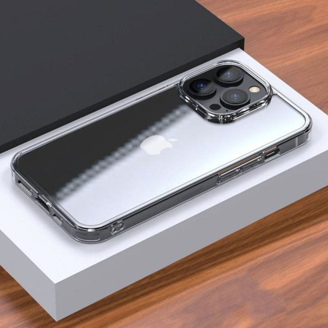 Funda iPhone Transparente de Vidrio Templado - HD Glass