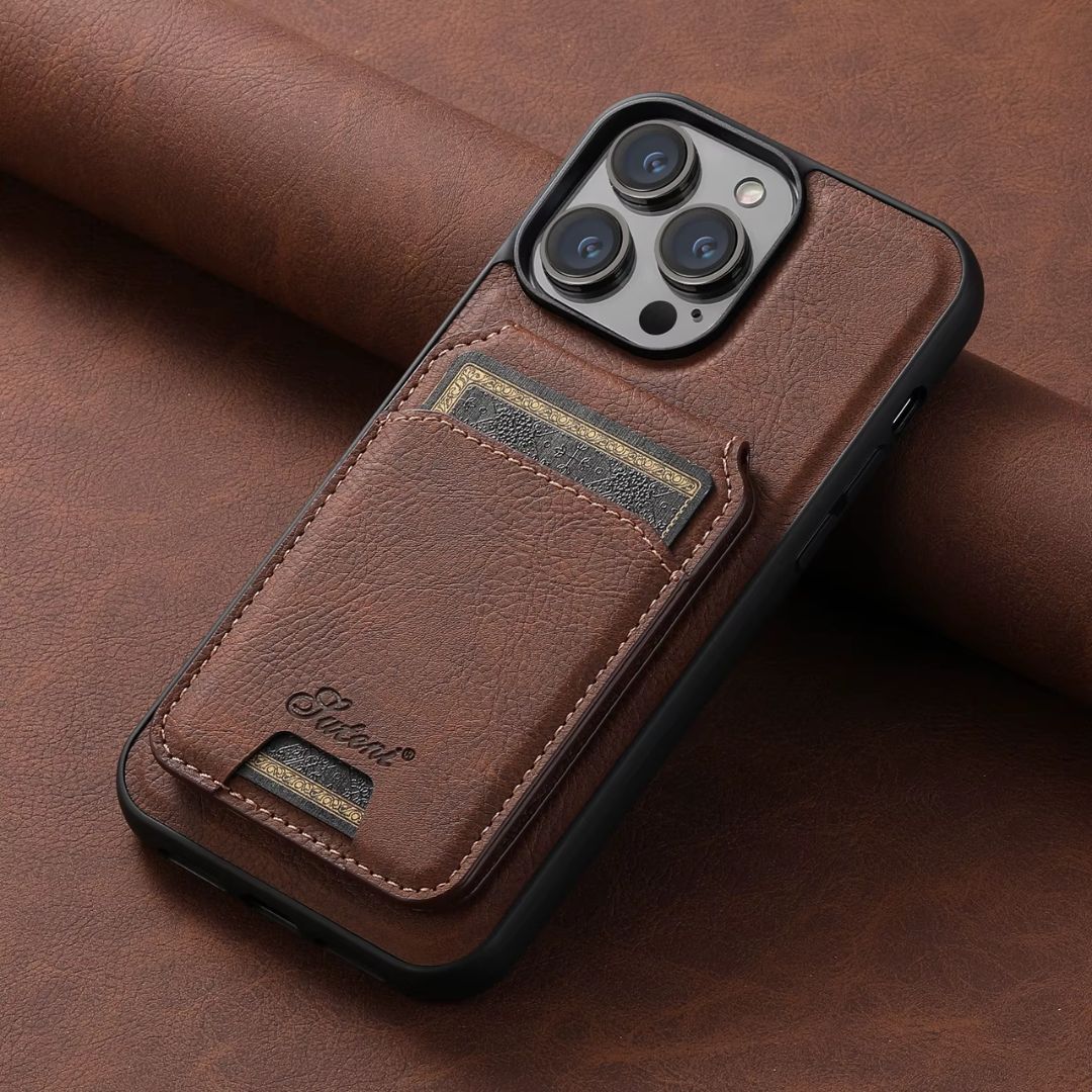 Funda iPhone Cartera de Piel