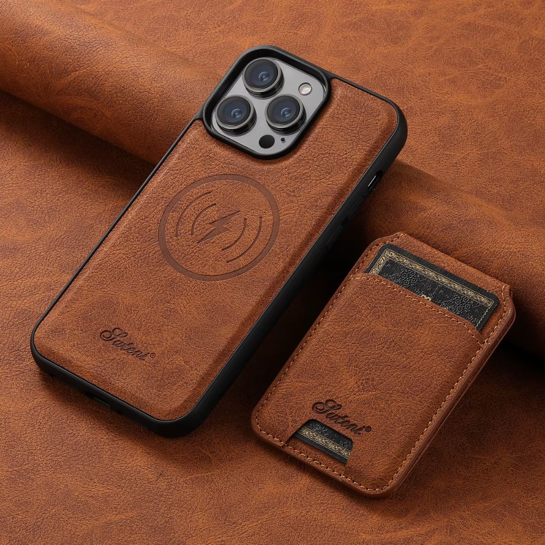 Funda iPhone Cartera de Piel