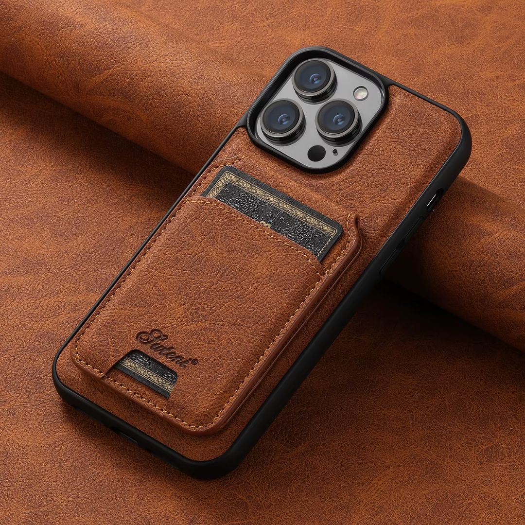 Funda iPhone Cartera de Piel