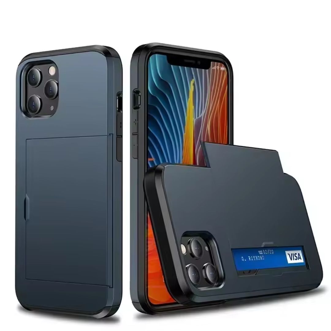 Funda iPhone Uso Rudo con Tarjetero
