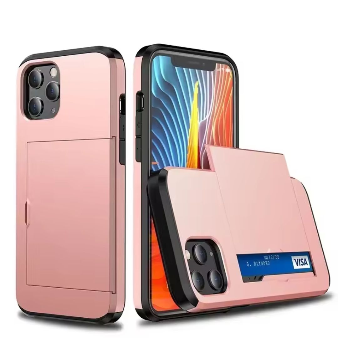 Funda iPhone Uso Rudo con Tarjetero