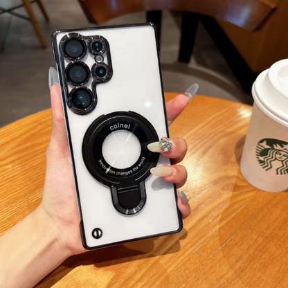 Funda Samsung Transparente Sin Marco con Soporte