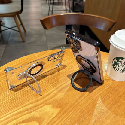 Funda Samsung Transparente Sin Marco con Soporte