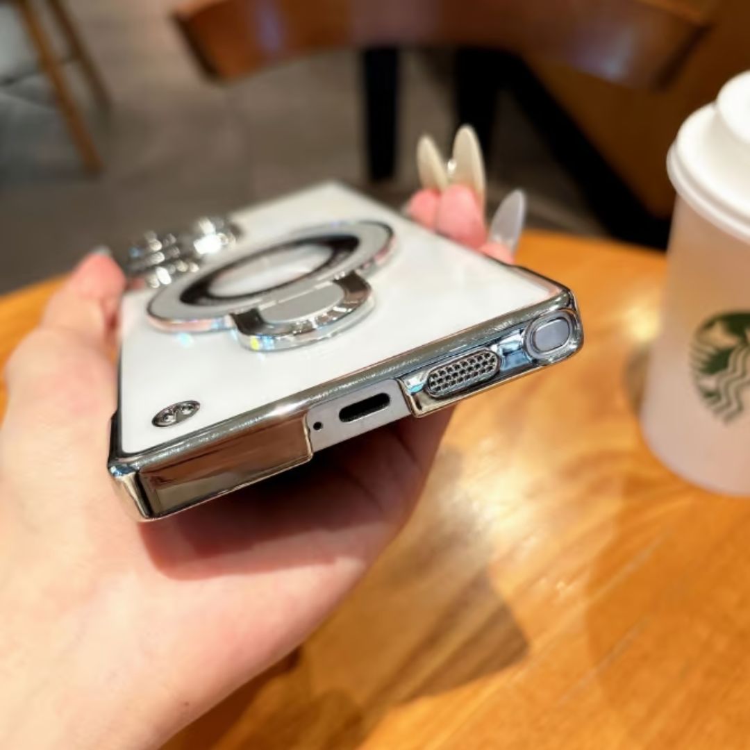 Funda Samsung Transparente Sin Marco con Soporte
