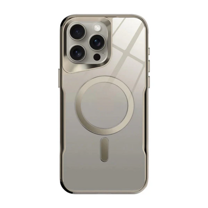 Funda iPhone Transparente Magnética con Protección Reforzada